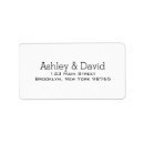 Search for essential return address labels Simple