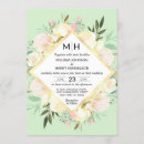 Search for blush and mint wedding invitations Gold