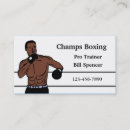 Search for boxing gym business cards Training