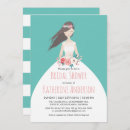 Search for brunette bridal shower invitations For her