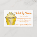 Search for cupcake business cards Bakery