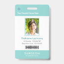 Search for veterinarian id name tags badges Company logo