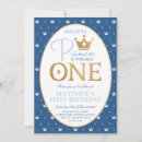 Search for little prince birthday invitations Blue