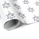 Search for star of david wrapping paper Navy blue
