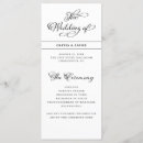 Search for order of service wedding programs Script