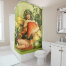 Search for mushroom shower curtains Amanita