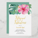 Search for palm tree leaf invitations Pink