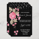 Search for black light wedding invitations Vintage