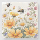 Search for honey bee coasters Flowers