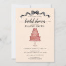 Search for elegant cake bridal shower invitations Modern