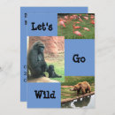 Search for flamingo party invitations Blue