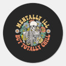 Search for mentally ill stickers Skeleton