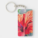 Search for red hibiscus key rings Orange