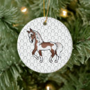 Search for white horse christmas tree decorations Pony