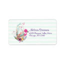Search for green ribbon return address labels Cute