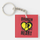 Search for broken heart key rings Heartbreak
