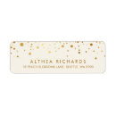 Search for gold ivory return address labels Formal