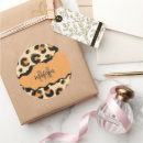Search for leopard print monogram stickers Cute