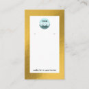 Search for earring business cards Etsy