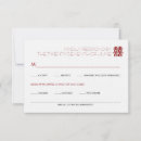 Search for chinese rsvp cards Red