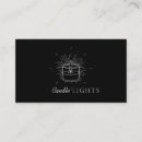 Search for candles business cards Simple