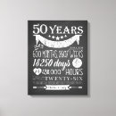 Search for 50th anniversary canvas prints 50 years