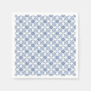 Search for blue tile napkins Italian