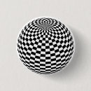 Search for optical illusions badges Chequerboard