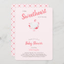 Search for a little sweetheart is on the way baby girl shower invitations Script