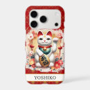 Search for good fortune iphone cases Maneki neko