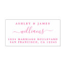 Search for pink rubber stamps Modern typography