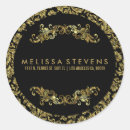 Search for gold black damask stickers Modern