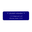 Search for classic white return address labels Modern