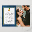 Search for pineapple save the dates Watercolor