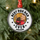 Search for dog christmas tree decorations Best dog dad ever