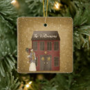 Search for snowman family christmas tree decorations Country