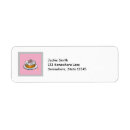 Search for cake return address labels Whimsical