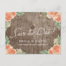 Search for wood wedding save the dates Floral