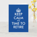 Search for keep calm cards Retirement