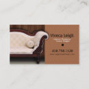 Search for antique furniture business cards Home stager