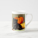 Search for black cat and pumpkin mugs Spooky