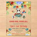 Search for red panda birthday invitations Watercolor