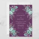 Search for dramatic wedding invitations Plum