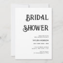 Search for retro bridal shower invitations Minimalist