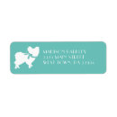 Search for papillon return address labels Puppy