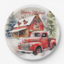 Search for red truck paper plates Farm