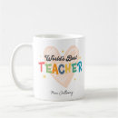 Search for worlds greatest teacher mugs Cute