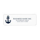 Search for sailing ships return address labels Navy blue