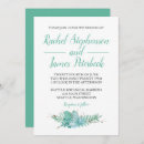 Search for succulent invitations Teal