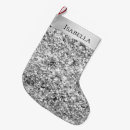 Search for silver glitter christmas stockings Glam